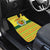 Senegal Christmas Car Mats with Yellow-Green-Red Design, Baobab Tree, and National Coat of Arms Motif - Wonder Print Shop
