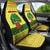 Senegal Christmas Car Seat Cover with Yellow-Green-Red Design, Baobab Tree, and National Coat of Arms Motif - Wonder Print Shop