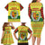 Senegal Christmas Family Matching Long Sleeve Bodycon Dress and Hawaiian Shirt with Yellow-Green-Red Design, Baobab Tree, and National Coat of Arms Motif - Wonder Print Shop