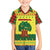 Senegal Christmas Family Matching Off The Shoulder Long Sleeve Dress and Hawaiian Shirt with Yellow-Green-Red Design, Baobab Tree, and National Coat of Arms Motif - Wonder Print Shop