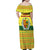 Senegal Christmas Family Matching Off Shoulder Maxi Dress and Hawaiian Shirt with Yellow-Green-Red Design, Baobab Tree, and National Coat of Arms Motif - Wonder Print Shop