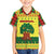 Senegal Christmas Family Matching Off Shoulder Short Dress and Hawaiian Shirt with Yellow-Green-Red Design, Baobab Tree, and National Coat of Arms Motif - Wonder Print Shop