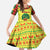 Senegal Christmas Family Matching Summer Maxi Dress and Hawaiian Shirt with Yellow-Green-Red Design, Baobab Tree, and National Coat of Arms Motif - Wonder Print Shop