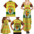 Senegal Christmas Family Matching Summer Maxi Dress and Hawaiian Shirt with Yellow-Green-Red Design, Baobab Tree, and National Coat of Arms Motif - Wonder Print Shop