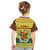 Senegal Christmas Kid T Shirt with Yellow-Green-Red Design, Baobab Tree, and National Coat of Arms Motif - Wonder Print Shop