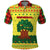 Senegal Christmas Polo Shirt with Yellow-Green-Red Design, Baobab Tree, and National Coat of Arms Motif - Wonder Print Shop