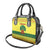Senegal Christmas Shoulder Handbag with Yellow-Green-Red Design, Baobab Tree, and National Coat of Arms Motif - Wonder Print Shop