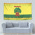 Senegal Christmas Tapestry with Yellow-Green-Red Design, Baobab Tree, and National Coat of Arms Motif - Wonder Print Shop