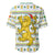 Senegal Christmas Baseball Jersey with White-Green-Yellow Design, Golden Lion, and Festive Stars Motif - Wonder Print Shop