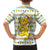 Senegal Christmas Kid Hawaiian Shirt with White-Green-Yellow Design, Golden Lion, and Festive Stars Motif - Wonder Print Shop