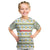 Senegal Christmas Kid T Shirt with White-Green-Yellow Design, Golden Lion, and Festive Stars Motif - Wonder Print Shop