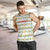 Senegal Christmas Men Tank Top with White-Green-Yellow Design, Golden Lion, and Festive Stars Motif - Wonder Print Shop