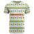 Senegal Christmas T Shirt with White-Green-Yellow Design, Golden Lion, and Festive Stars Motif - Wonder Print Shop