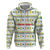 Senegal Christmas Zip Hoodie with White-Green-Yellow Design, Golden Lion, and Festive Stars Motif - Wonder Print Shop