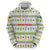 Senegal Christmas Zip Hoodie with White-Green-Yellow Design, Golden Lion, and Festive Stars Motif - Wonder Print Shop