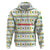 Senegal Christmas Zip Hoodie with White-Green-Yellow Design, Golden Lion, and Festive Stars Motif - Wonder Print Shop