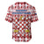 Czech Republic Christmas Baseball Jersey with Red-White Checkered Design, Double-Tailed Lion, and Festive Motif - Wonder Print Shop