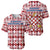 Czech Republic Christmas Baseball Jersey with Red-White Checkered Design, Double-Tailed Lion, and Festive Motif - Wonder Print Shop