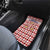 Czech Republic Christmas Car Mats with Red-White Checkered Design, Double-Tailed Lion, and Festive Motif - Wonder Print Shop