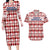 Czech Republic Christmas Couples Matching Long Sleeve Bodycon Dress and Hawaiian Shirt with Red-White Checkered Design, Double-Tailed Lion, and Festive Motif - Wonder Print Shop