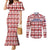 Czech Republic Christmas Couples Matching Mermaid Dress and Long Sleeve Button Shirt with Red-White Checkered Design, Double-Tailed Lion, and Festive Motif - Wonder Print Shop