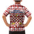 Czech Republic Christmas Family Matching Mermaid Dress and Hawaiian Shirt with Red-White Checkered Design, Double-Tailed Lion, and Festive Motif - Wonder Print Shop