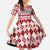 Czech Republic Christmas Family Matching Mermaid Dress and Hawaiian Shirt with Red-White Checkered Design, Double-Tailed Lion, and Festive Motif - Wonder Print Shop