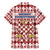 Czech Republic Christmas Family Matching Mermaid Dress and Hawaiian Shirt with Red-White Checkered Design, Double-Tailed Lion, and Festive Motif - Wonder Print Shop