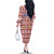 Czech Republic Christmas Family Matching Off The Shoulder Long Sleeve Dress and Hawaiian Shirt with Red-White Checkered Design, Double-Tailed Lion, and Festive Motif - Wonder Print Shop