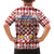 Czech Republic Christmas Family Matching Summer Maxi Dress and Hawaiian Shirt with Red-White Checkered Design, Double-Tailed Lion, and Festive Motif - Wonder Print Shop
