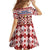 Czech Republic Christmas Family Matching Tank Maxi Dress and Hawaiian Shirt with Red-White Checkered Design, Double-Tailed Lion, and Festive Motif - Wonder Print Shop