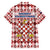 Czech Republic Christmas Family Matching Tank Maxi Dress and Hawaiian Shirt with Red-White Checkered Design, Double-Tailed Lion, and Festive Motif - Wonder Print Shop