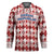 Czech Republic Christmas Hockey Jersey with Red-White Checkered Design, Double-Tailed Lion, and Festive Motif - Wonder Print Shop