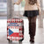 Czech Republic Christmas Luggage Cover with Red-White Checkered Design, Double-Tailed Lion, and Festive Motif - Wonder Print Shop