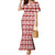 Czech Republic Christmas Mermaid Dress with Red-White Checkered Design, Double-Tailed Lion, and Festive Motif - Wonder Print Shop