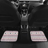 Czech Republic Christmas Car Mats with Folk Embroidery Design, National Coat of Arms, and Festive Motif - Wonder Print Shop
