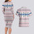 Czech Republic Christmas Couples Matching Long Sleeve Bodycon Dress and Hawaiian Shirt with Folk Embroidery Design, National Coat of Arms, and Festive Motif - Wonder Print Shop