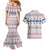 Czech Republic Christmas Couples Matching Mermaid Dress and Hawaiian Shirt with Folk Embroidery Design, National Coat of Arms, and Festive Motif - Wonder Print Shop