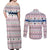 Czech Republic Christmas Couples Matching Off Shoulder Maxi Dress and Long Sleeve Button Shirt with Folk Embroidery Design, National Coat of Arms, and Festive Motif - Wonder Print Shop