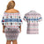 Czech Republic Christmas Couples Matching Off Shoulder Short Dress and Hawaiian Shirt with Folk Embroidery Design, National Coat of Arms, and Festive Motif - Wonder Print Shop