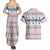 Czech Republic Christmas Couples Matching Summer Maxi Dress and Hawaiian Shirt with Folk Embroidery Design, National Coat of Arms, and Festive Motif - Wonder Print Shop