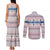 Czech Republic Christmas Couples Matching Tank Maxi Dress and Long Sleeve Button Shirt with Folk Embroidery Design, National Coat of Arms, and Festive Motif - Wonder Print Shop