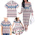 Czech Republic Christmas Family Matching Off The Shoulder Long Sleeve Dress and Hawaiian Shirt with Folk Embroidery Design, National Coat of Arms, and Festive Motif - Wonder Print Shop