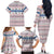 Czech Republic Christmas Family Matching Off The Shoulder Long Sleeve Dress and Hawaiian Shirt with Folk Embroidery Design, National Coat of Arms, and Festive Motif - Wonder Print Shop
