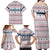 Czech Republic Christmas Family Matching Off Shoulder Maxi Dress and Hawaiian Shirt with Folk Embroidery Design, National Coat of Arms, and Festive Motif - Wonder Print Shop