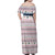 Czech Republic Christmas Family Matching Off Shoulder Maxi Dress and Hawaiian Shirt with Folk Embroidery Design, National Coat of Arms, and Festive Motif - Wonder Print Shop