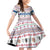Czech Republic Christmas Family Matching Off Shoulder Short Dress and Hawaiian Shirt with Folk Embroidery Design, National Coat of Arms, and Festive Motif - Wonder Print Shop