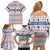 Czech Republic Christmas Family Matching Off Shoulder Short Dress and Hawaiian Shirt with Folk Embroidery Design, National Coat of Arms, and Festive Motif - Wonder Print Shop