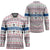 Czech Republic Christmas Hockey Jersey with Folk Embroidery Design, National Coat of Arms, and Festive Motif - Wonder Print Shop
