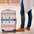 Czech Republic Christmas Luggage Cover with Folk Embroidery Design, National Coat of Arms, and Festive Motif - Wonder Print Shop